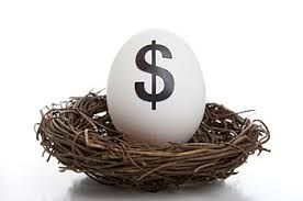 Nest egg with dollar sign symbolizing home equity and financial growth in Port St Lucie