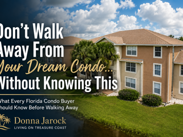 Florida condominium building with palm trees illustrating condo ownership and HOA responsibilities