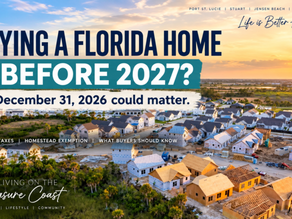 Florida Amendment 3 homestead exemption information for Treasure Coast homebuyers