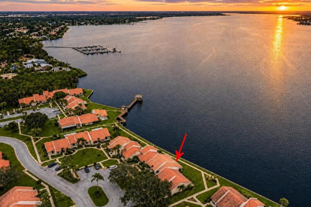 Waterfront villa in Villas of Sandpiper Bay in Port St. Lucie, Florida